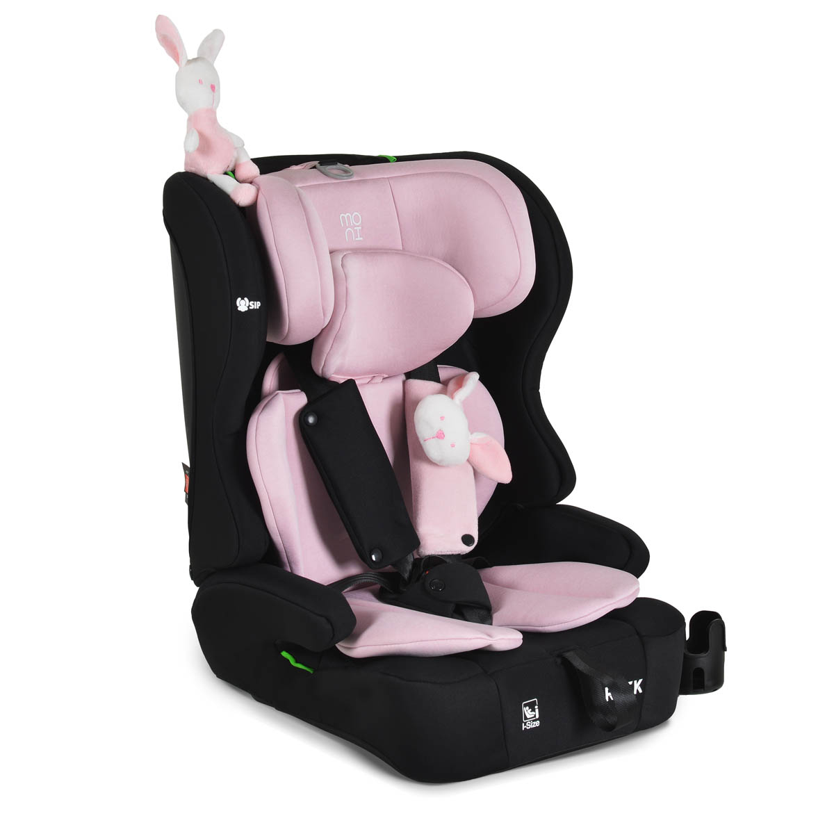 Κάθισμα Αυτοκινήτου ISOfix (76-150εκ. Ύψος) Moni Rock i-Size Baby Ροζ