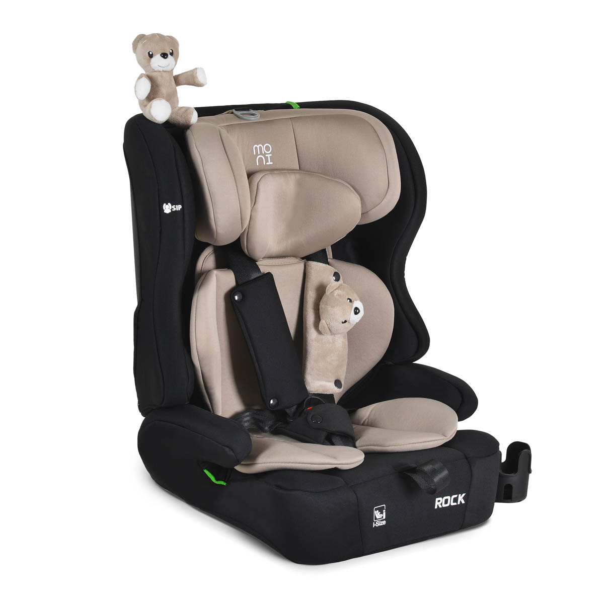 Κάθισμα Αυτοκινήτου ISOfix (76-150εκ. Ύψος) Moni Rock i-Size Cool Μπεζ