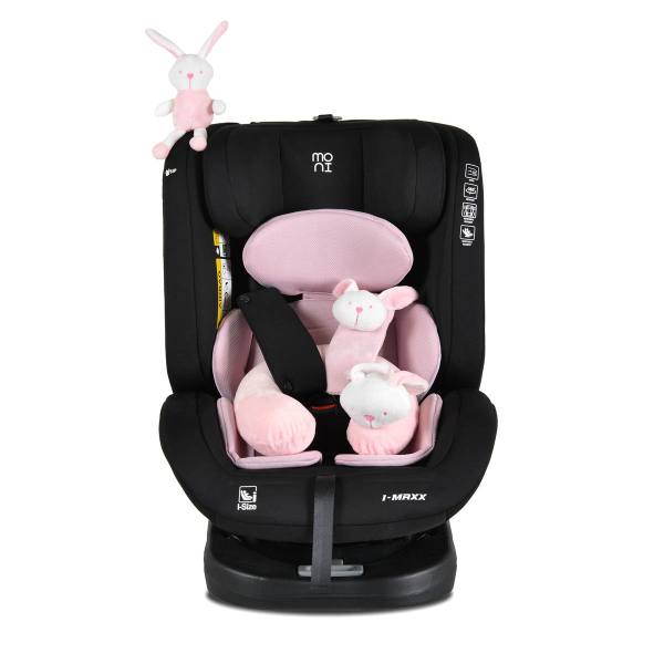 Κάθισμα Αυτοκινήτου ISOfix (40-150εκ. Ύψος) Moni i-Maxx i-Size Baby Pink