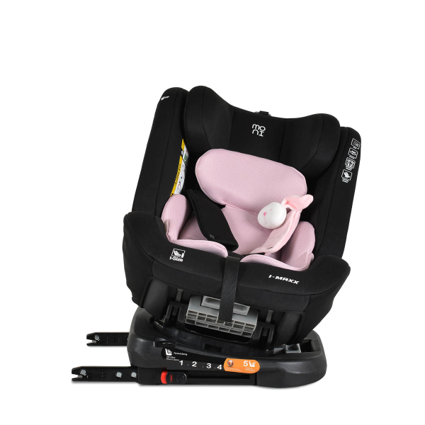 Κάθισμα Αυτοκινήτου ISOfix (40-150εκ. Ύψος) Moni i-Maxx i-Size Baby Pink