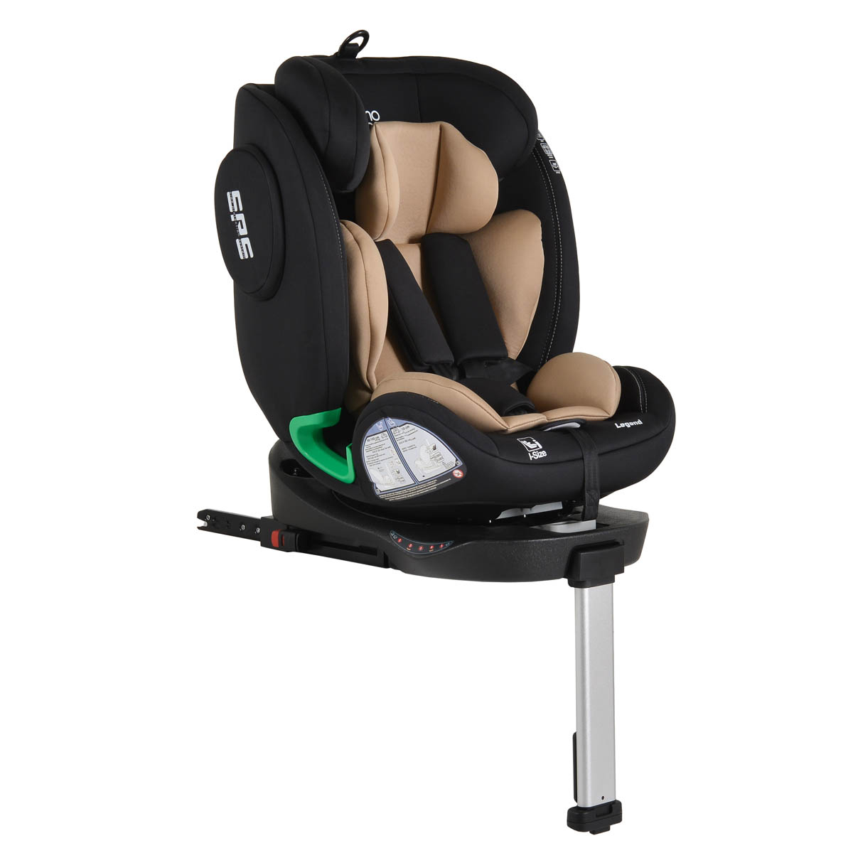 Κάθισμα Αυτοκινήτου ISOfix (40-150εκ. Ύψος) Moni Legend i-Size Μπεζ