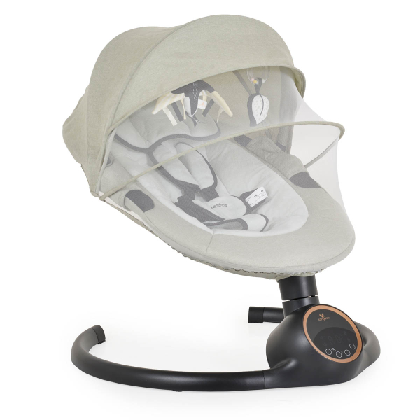 Ηλεκτρικό Ρηλάξ Με Μουσική (0+ Μηνών/Έως 9kg) Cangaroo Prestige Light Grey