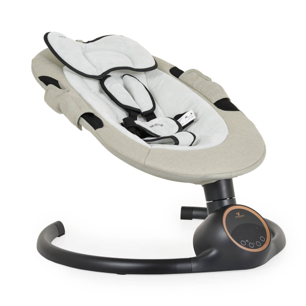 Ηλεκτρικό Ρηλάξ Με Μουσική (0+ Μηνών/Έως 9kg) Cangaroo Prestige Light Grey