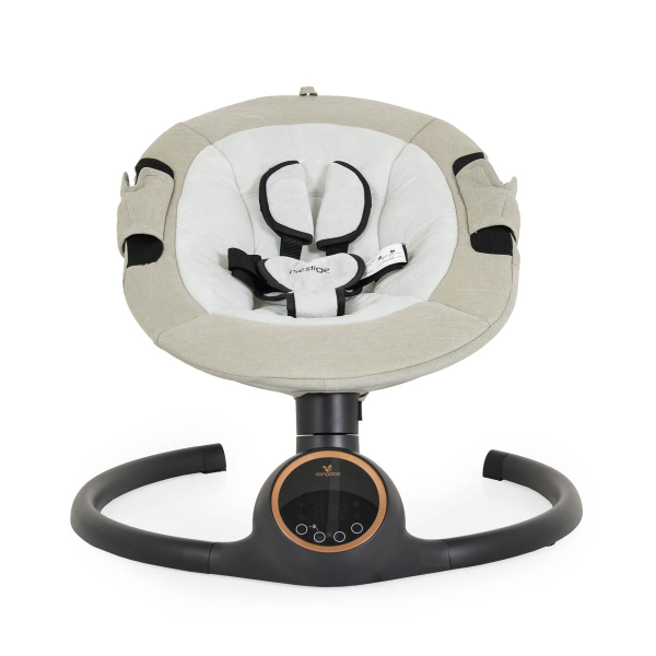 Ηλεκτρικό Ρηλάξ Με Μουσική (0+ Μηνών/Έως 9kg) Cangaroo Prestige Light Grey