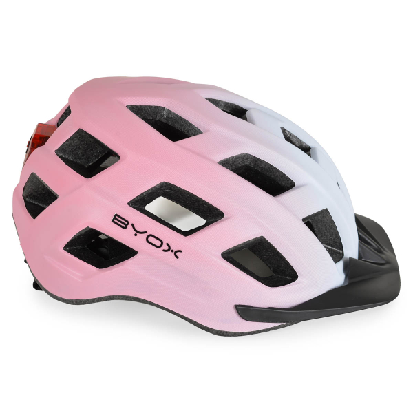 Παιδικό Κράνος Με Led (58-62cm) Byox Y41 Pink