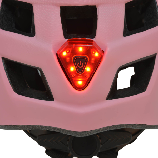 Παιδικό Κράνος Με Led (58-62cm) Byox Y41 Pink