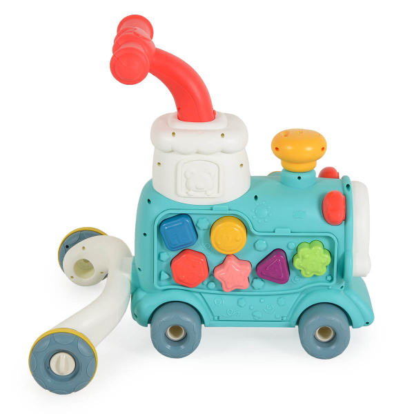 Περπατούρα Με Παιχνίδια Moni Happy Train 3 In 1 Mint