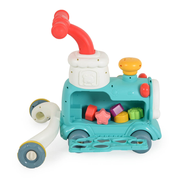 Περπατούρα Με Παιχνίδια Moni Happy Train 3 In 1 Mint