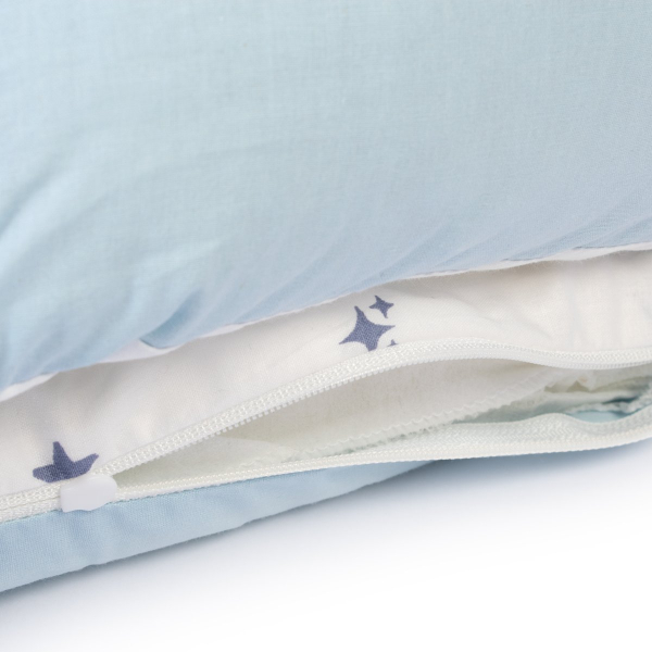 Φωλιά Ύπνου (85x60x15) Dimcol Bear's Nest 03 White-Sky Blue