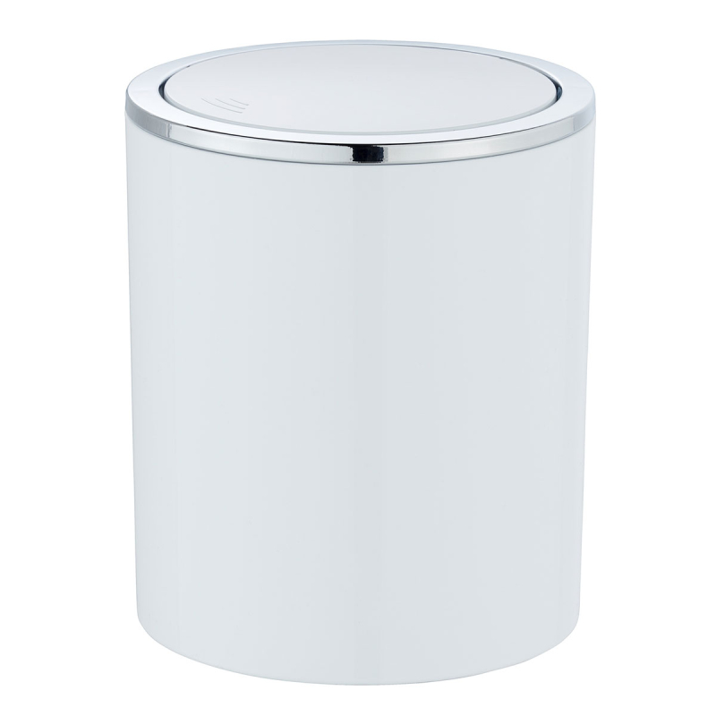 Κάδος Απορριμμάτων Μπάνιου (Φ14x17) Wenko 2lt Inca White 23930100
