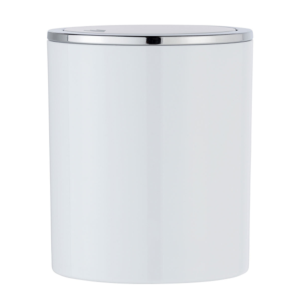 Κάδος Απορριμμάτων Μπάνιου (Φ14x17) Wenko 2lt Inca White 23930100