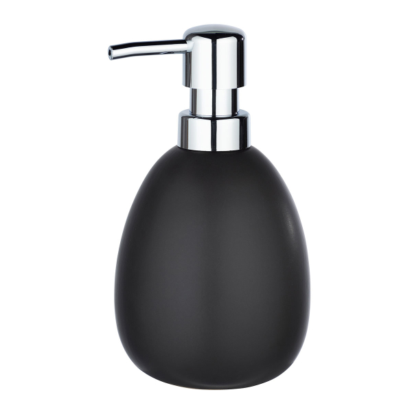 Dispenser Μπάνιου 390ml (9.5x9x19.2) Wenko Polaris Black Matt 24014100