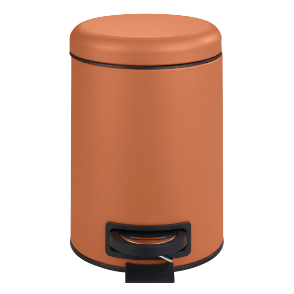 Κάδος Απορριμμάτων Μπάνιου (Φ15x20) Wenko 3lt Leman Terracotta 24634100