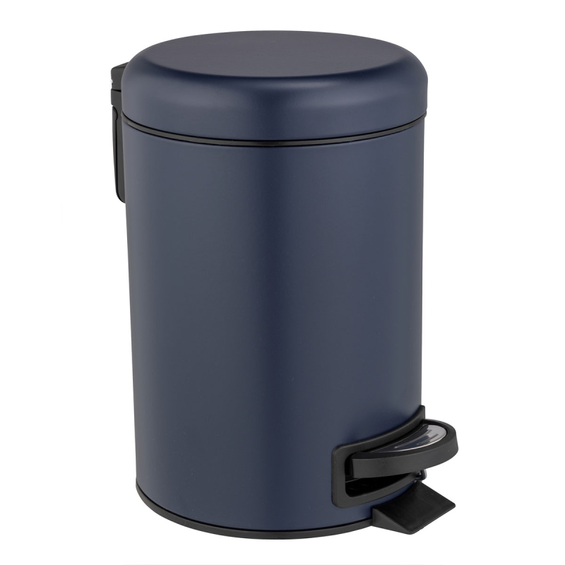 Κάδος Απορριμμάτων Μπάνιου (Φ15x20) Wenko 3lt Leman Dark blue 25153100