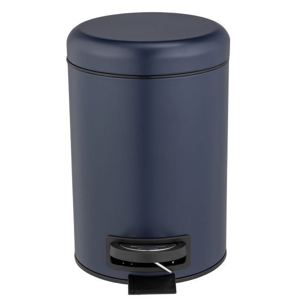 Κάδος Απορριμμάτων Μπάνιου (Φ15x20) Wenko 3lt Leman Dark blue 25153100