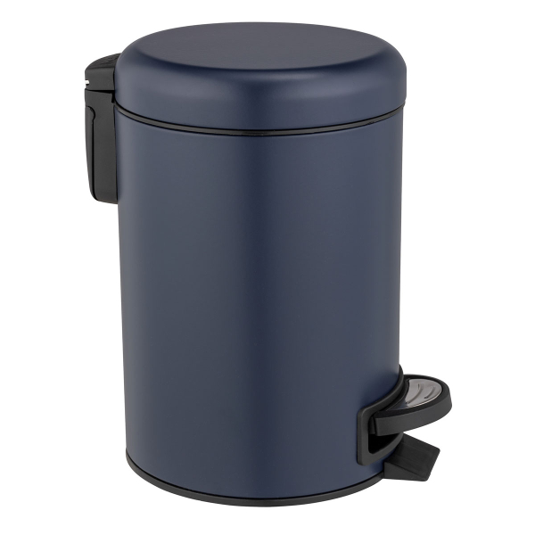 Κάδος Απορριμμάτων Μπάνιου (Φ15x20) Wenko 3lt Leman Dark blue 25153100