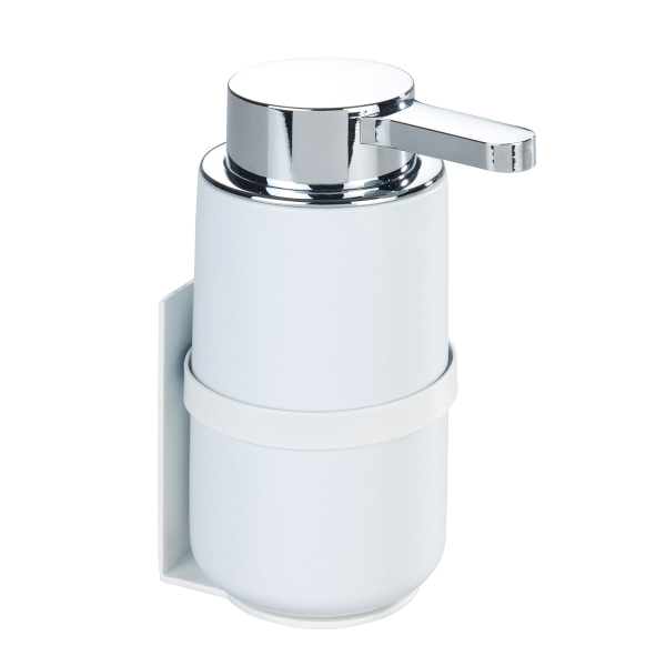 Dispenser Μπάνιου Τοίχου 250ml (Φ6.8x13) Wenko Woya White 54655100