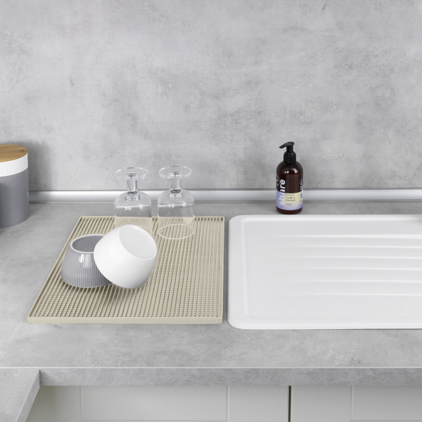 Επιφάνεια Στεγνώματος Πιάτων (40x30) Wenko Maxi Beige 54718100