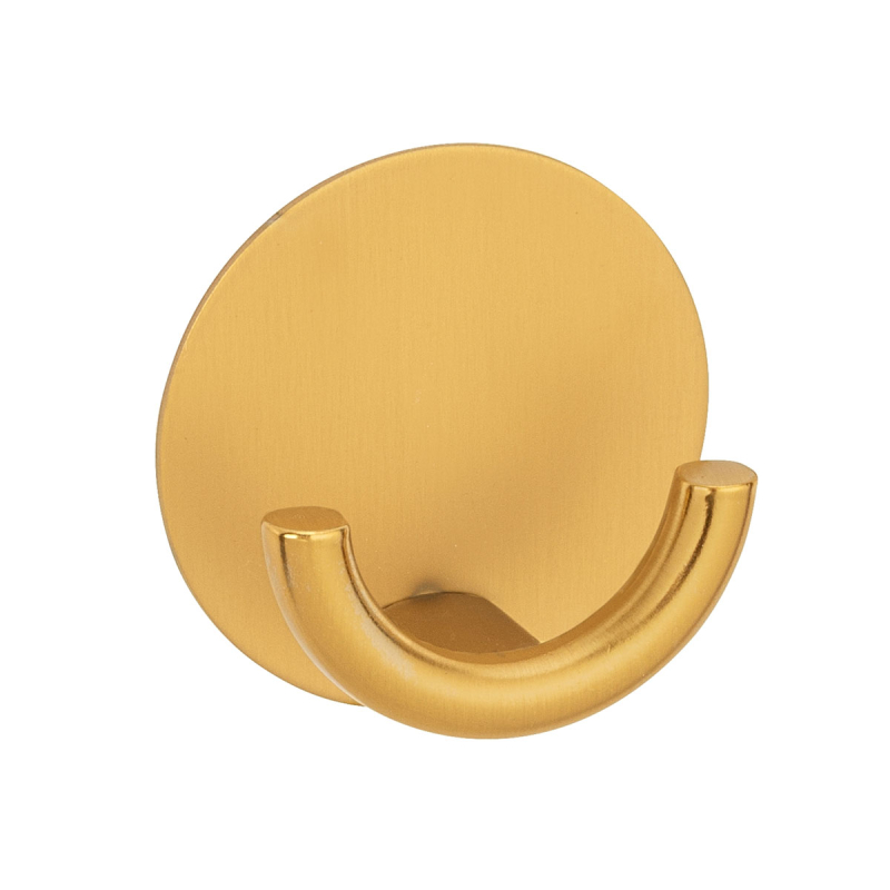 Κρεμαστράκι Αυτοκόλλητο (Φ5.3x2.5) Wenko Rondo Gold 26038100