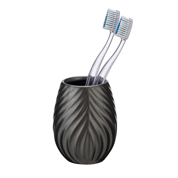Ποτηροθήκη Μπάνιου (Φ6.5x10.5) Wenko Idro Black 26158100
