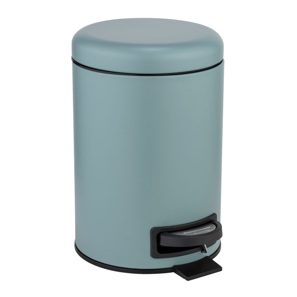 Κάδος Απορριμμάτων Μπάνιου (Φ15x20) Wenko 3lt Leman Bluegrey 26025100