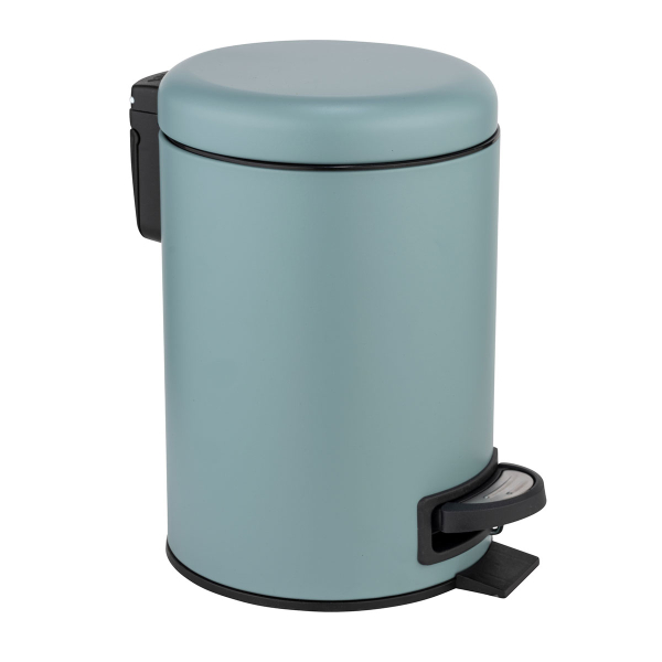 Κάδος Απορριμμάτων Μπάνιου (Φ15x20) Wenko 3lt Leman Bluegrey 26025100