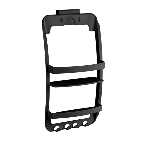 Ραφιέρα Μπάνιου Διπλή (26x11.5x54.5) Wenko Black 26363100