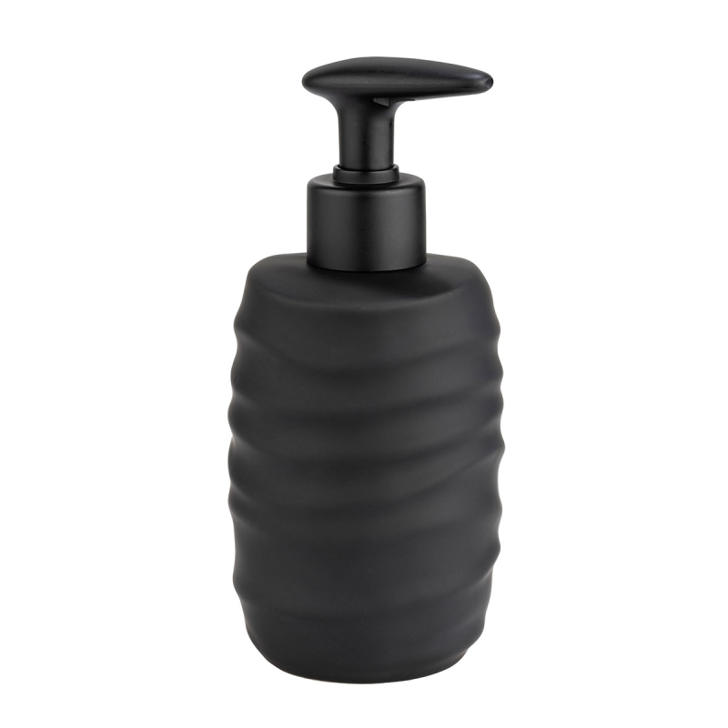 Dispenser Μπάνιου 400ml (Φ8.5x17) Wenko Illana Black 26294100