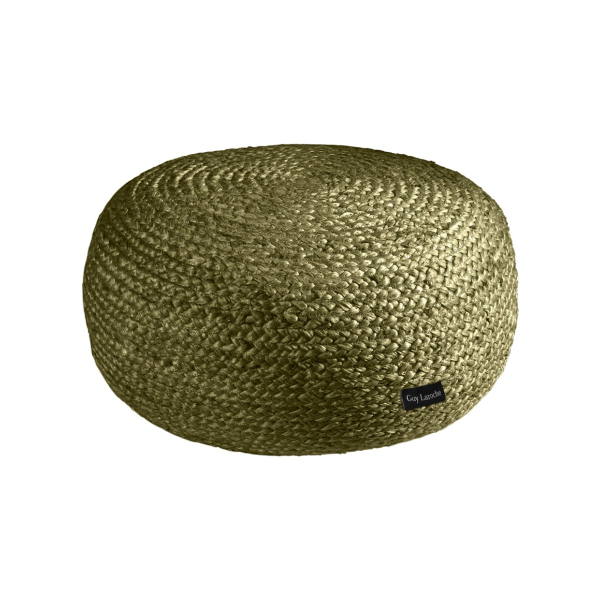Πουφ (Φ50x25) Guy Laroche Ottoman Olive