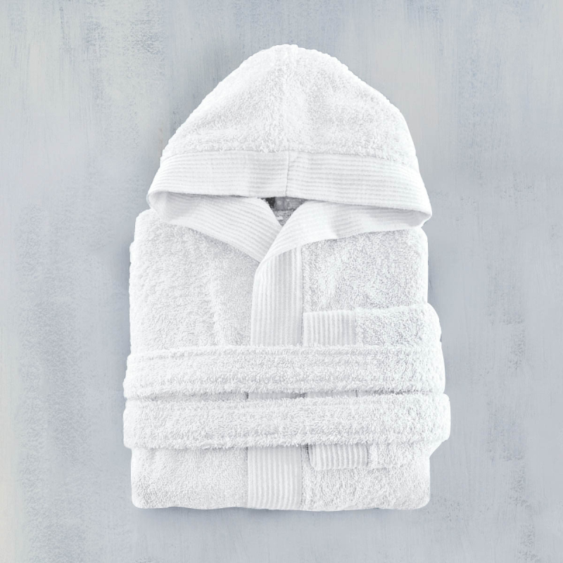 Παιδικό Μπουρνούζι Rythmos Twist White