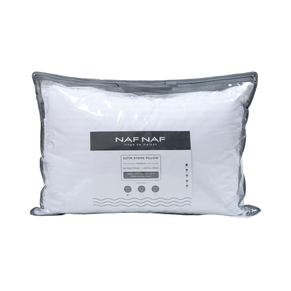 Μαξιλάρι Ύπνου Μαλακό (50x70) Naf-Naf Cottonsatin Hollowfiber 3D