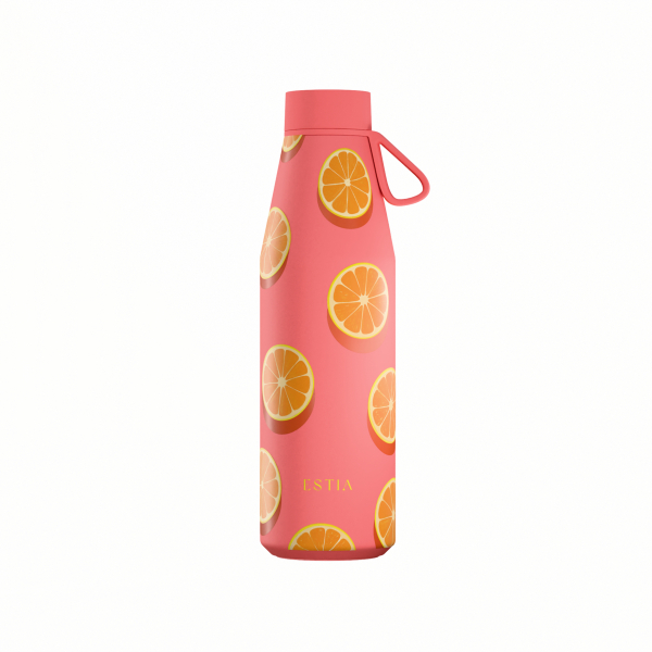 Μπουκάλι Θερμός 500ml Estia Save The Aegean Flow Orange Pop 01-42165