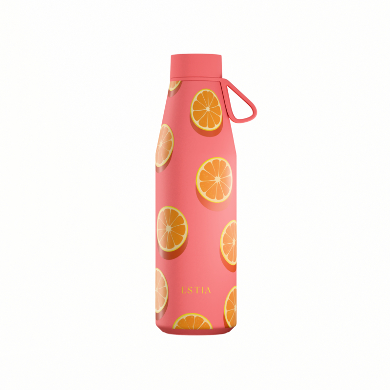 Μπουκάλι Θερμός 500ml Estia Save The Aegean Flow Orange Pop 01-42165