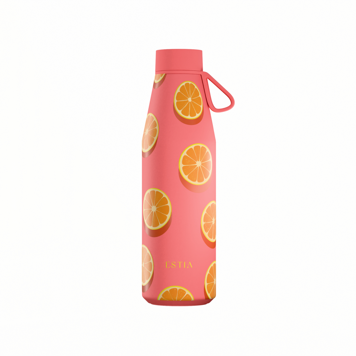 Μπουκάλι Θερμός 500ml Estia Save The Aegean Flow Πορτοκαλί Pop 01-42165