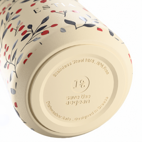 Ποτήρι Θερμός 500ml Estia Save The Aegean Pulse Bloom Beige 01-42462