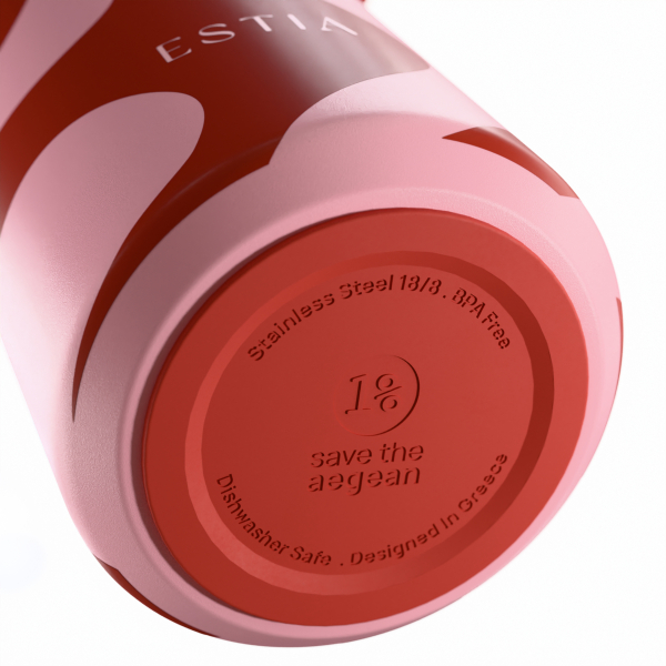 Ποτήρι Θερμός 500ml Estia Save The Aegean Pulse Coral Waves 01-42615