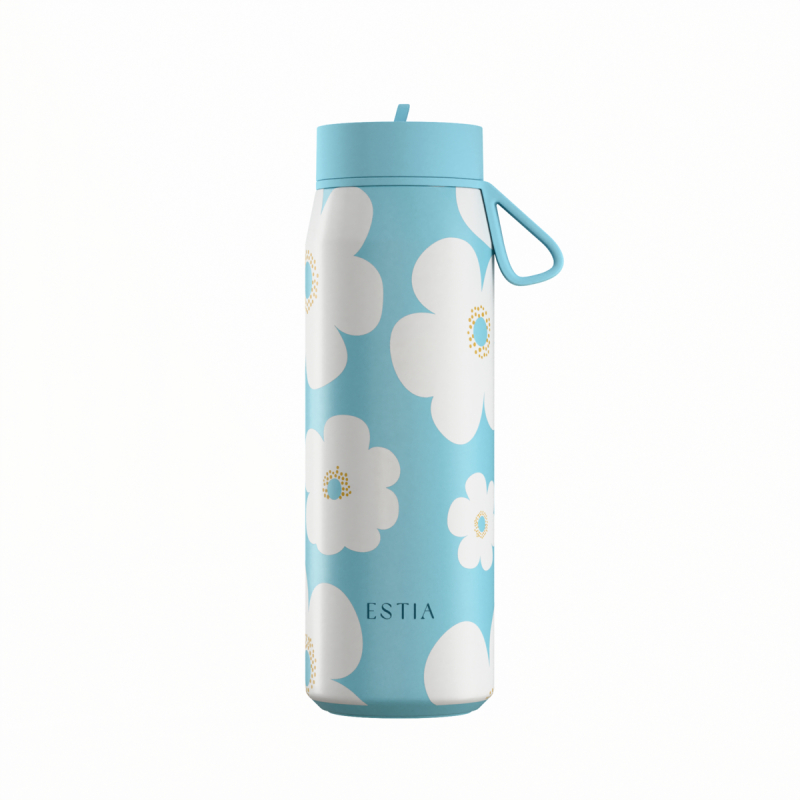 Ποτήρι Θερμός 500ml Estia Save The Aegean Pulse Blue Daisy 01-42646