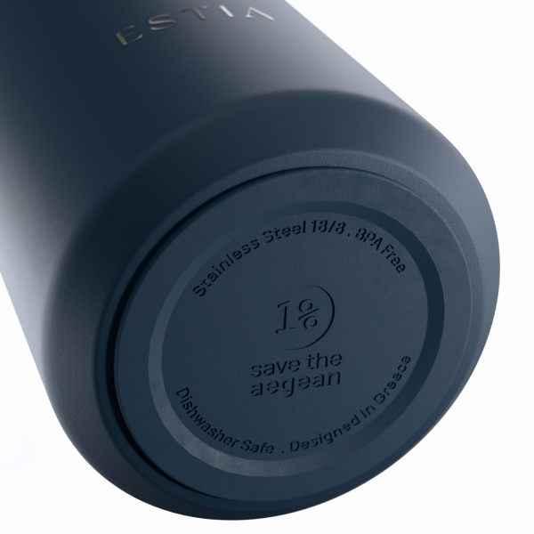Ποτήρι Θερμός 360ml Estia Save The Aegean Lens Indigo 01-42790
