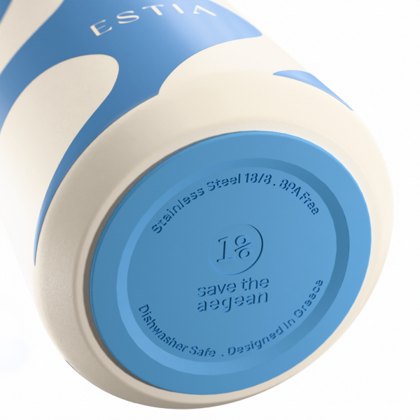 Ποτήρι Θερμός 360ml Estia Save The Aegean Lens Ocean Waves 01-43032