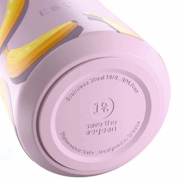 Ποτήρι Θερμός 360ml Estia Save The Aegean Lens Banana Mood 01-43063