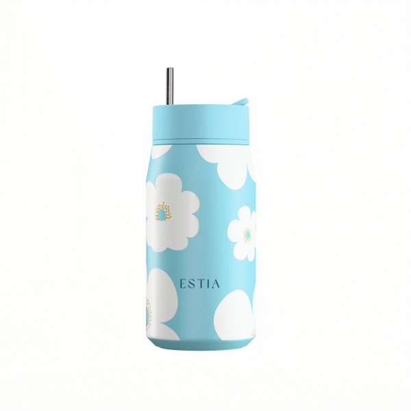 Ποτήρι Θερμός 360ml Estia Save The Aegean Lens Blue Daisy 01-43087