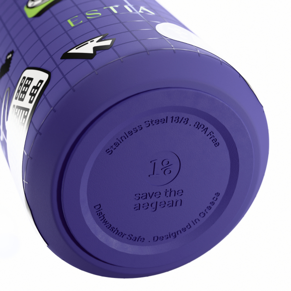 Μπουκάλι Θερμός 800ml Estia Save The Aegean Flow Game Over 01-47900