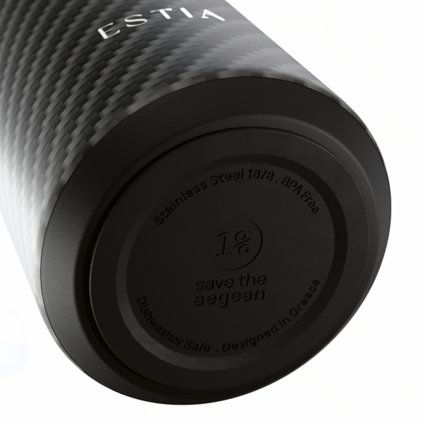 Μπουκάλι Θερμός 500ml Estia Save The Aegean Flow Carbon Fibre 01-47948
