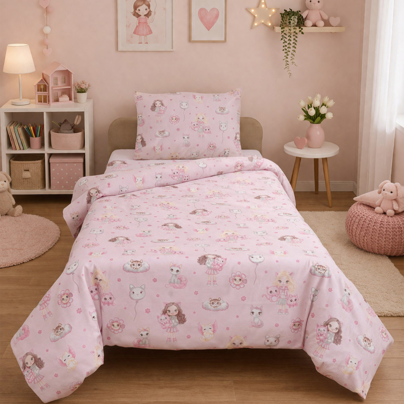 Κουβερλί Μονό (Σετ 160x240) Viopros Kids Κατ