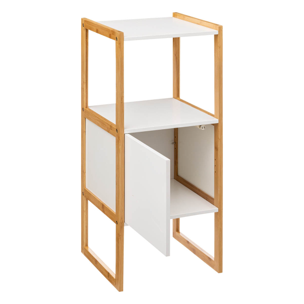Ντουλάπι Μπάνιου Με Ράφι (33x33x80) F-V Natureo White 174894A