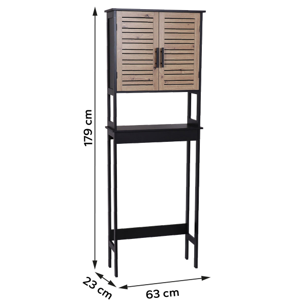 Ντουλάπι Μπάνιου Δαπέδου Με Ράφι (63x23x179) T-D Bergen 9904763