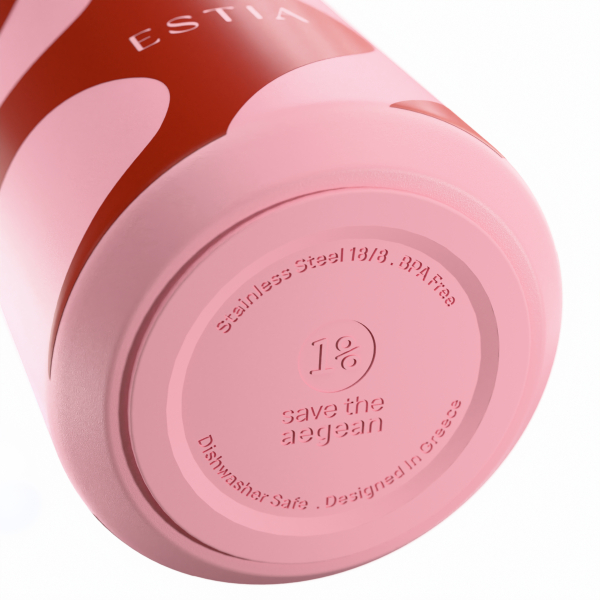 Ποτήρι Θερμός 360ml Estia Save The Aegean Lens Coral Waves 01-43049
