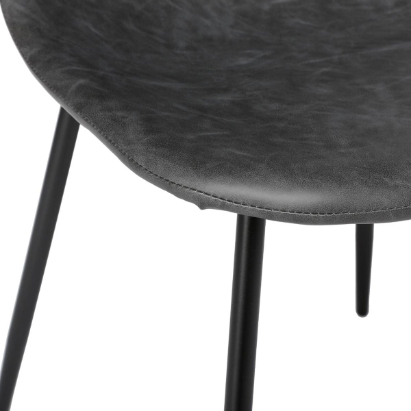 Καρέκλα Τραπεζαρίας (43x53x80) A-S Vladi Gris 157054B