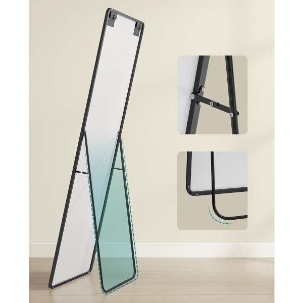 Καθρέφτης Τοίχου - Δαπέδου (50x33x160) Songmics LFM030B01V1