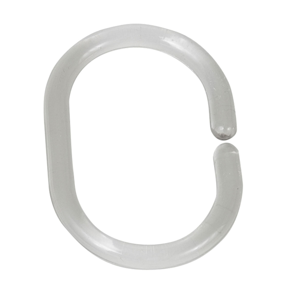 Κρίκοι Κουρτίνας Μπάνιου 12τμχ Wenko Small Transparent 25743100
